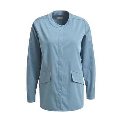 Milano Italy • blauwe blouse klep