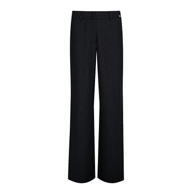 Cambio • wollen krijtstrepen pantalon
