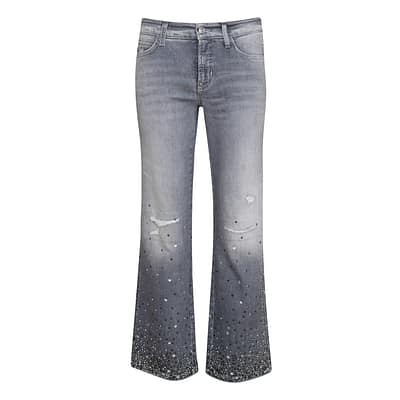 Cambio • grijze Francesca jeans met strass