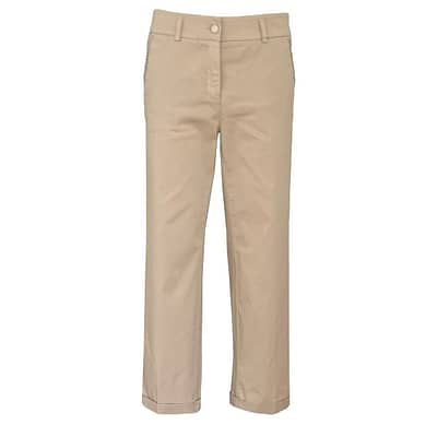 Cambio • pantalon Stella in zand met steentjes