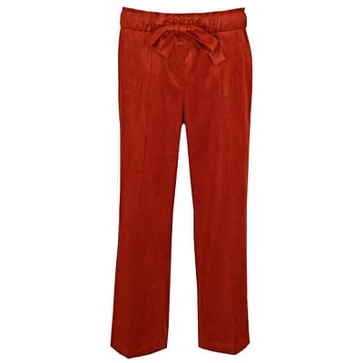 Cambio • roodbruine wijde pantalon Colette