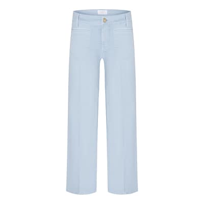 Cambio • lichtblauwe Tess pocket cropped jeans