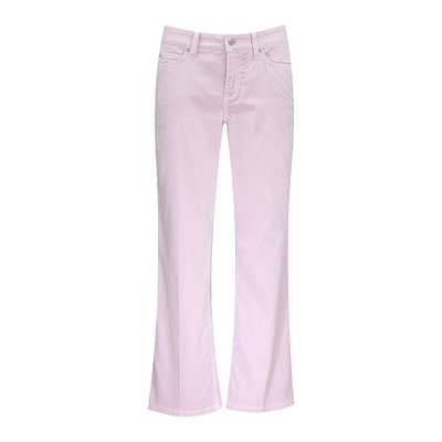 Cambio • roze velvet 5-pocket broek
