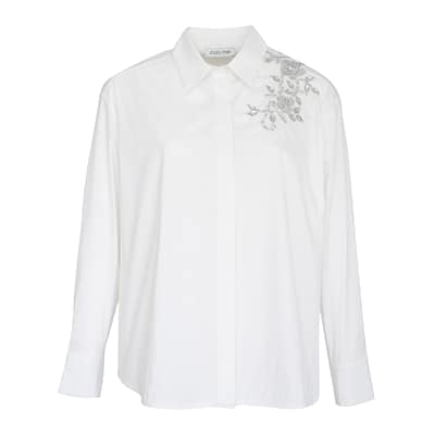 Louis and Mia • witte blouse met borduursel