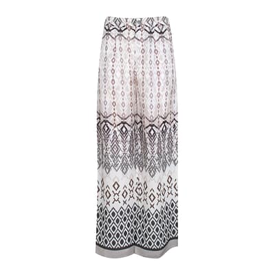 Princess goes Hollywood • satijnen pantalon met motief