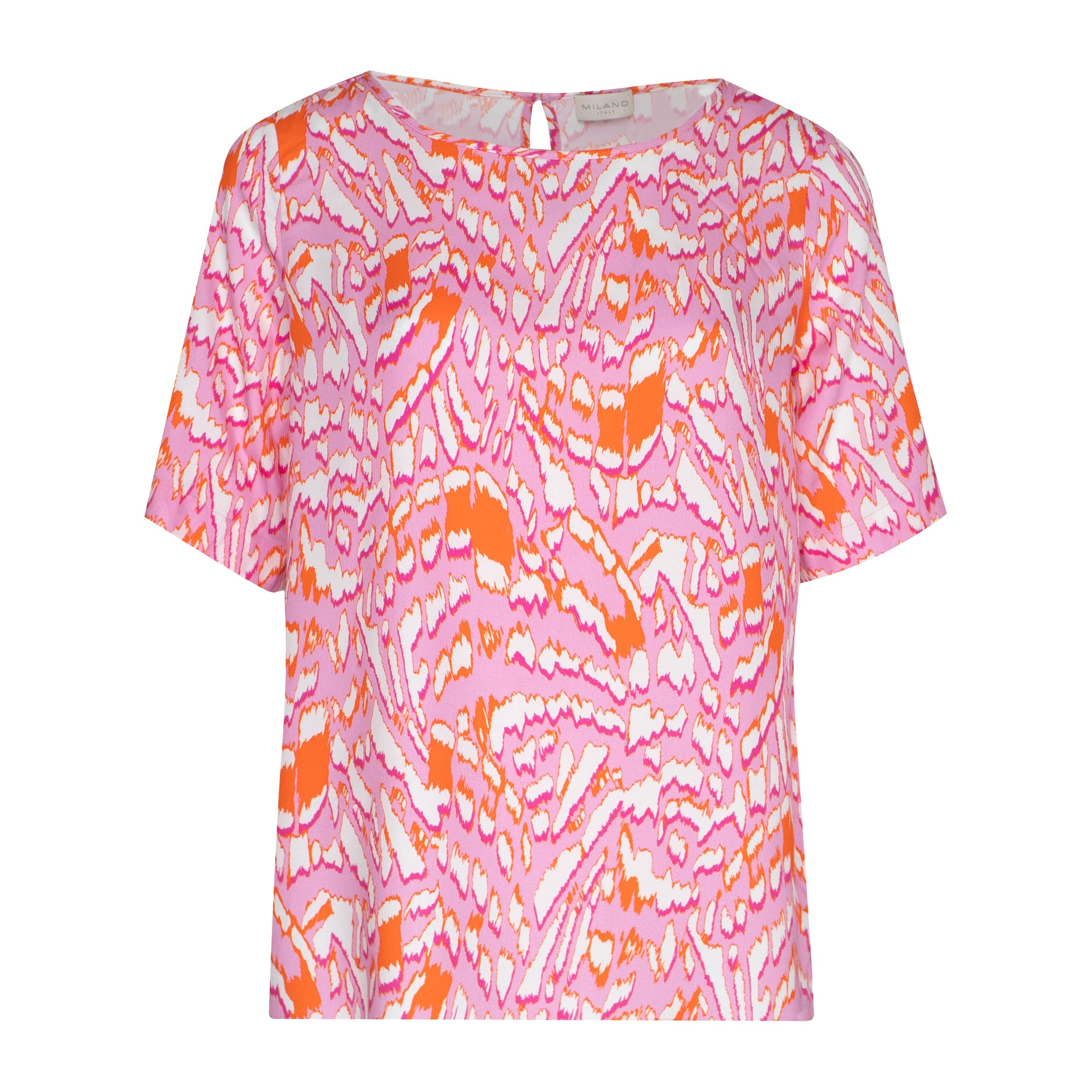 Milano Italy • coral print shirt