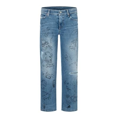 Cambio • blauwe Paris straight ancle jeans by Lilli Grill