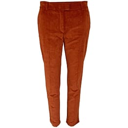 Paul & Joe • ribfluwelen pantalon in cognac