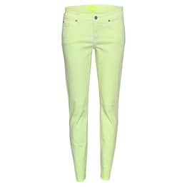 Cambio Jeans • neon gele slim fit jeans Liu