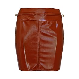 Elisabetta Franchi • mini rok in cognac