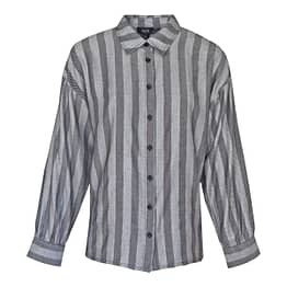 Alix the Label • gestreepte blouse in zilver