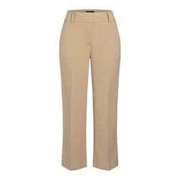 Cambio • wijde linnen pantalon Claire in beige
