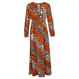 Marc Aurel • maxi jurk met luipaard print