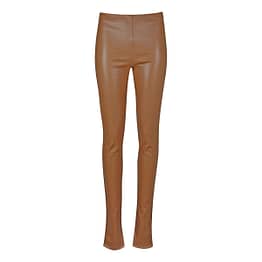 Eight Paris • beige leerlook broek