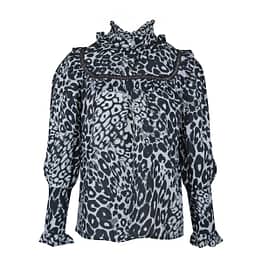 ByDanie • blouse met luipaard motief