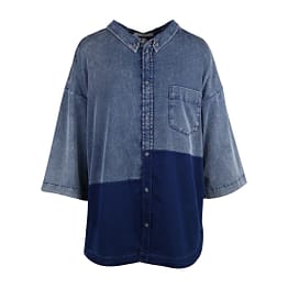 MAC • blauwe blouse shirt HOMEY