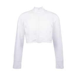 Marc Aurel • kort sweat jasje in wit