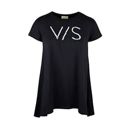 Verysimple • zwart t-shirt met v/s