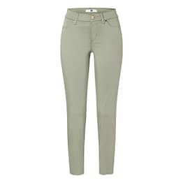 Cambio • groene Piera pantalon met satijnen afwerking
