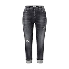 Cambio • zwarte jeans Kerry met beschadigingen