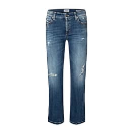 Cambio • blauwe Paris Easy Kick jeans met steentjes