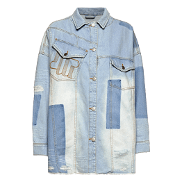Munthe • blauw jeans jack Vomentus