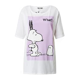 Princess goes Hollywood • wit t-shirt met lila Snoopy
