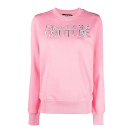 Versace Jeans Couture • roze logo sweater