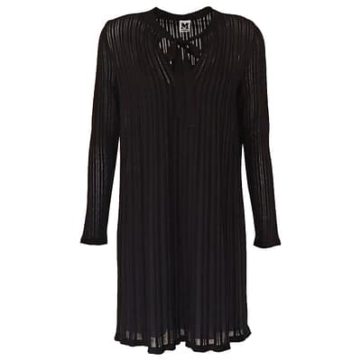 Missoni • zwarte gestreepte jurk