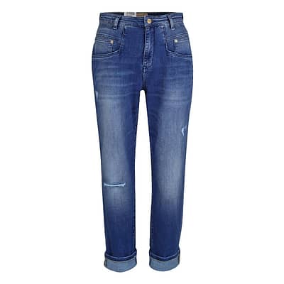 MAC x Sylvie Meis • blauwe RICH CARROT jeans