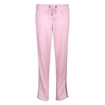 Princess goes Hollywood • roze jogging broek met pailletten bies