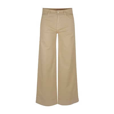 Cambio • beige pantalon met wijde pijpen