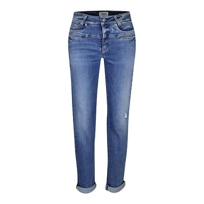 Cambio Jeans • blauwe slim fit jeans Pearlie