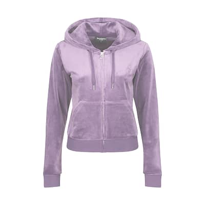Juicy Couture • paarse fluwelen hoodie