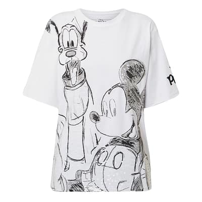 Frogbox • wit t-shirt met Pluto en Mickey