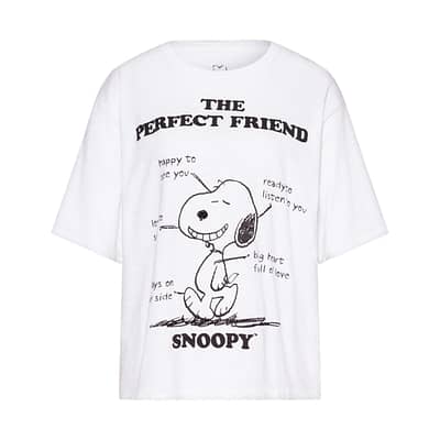Frogbox • wit t-shirt Snoopy The perfect friend
