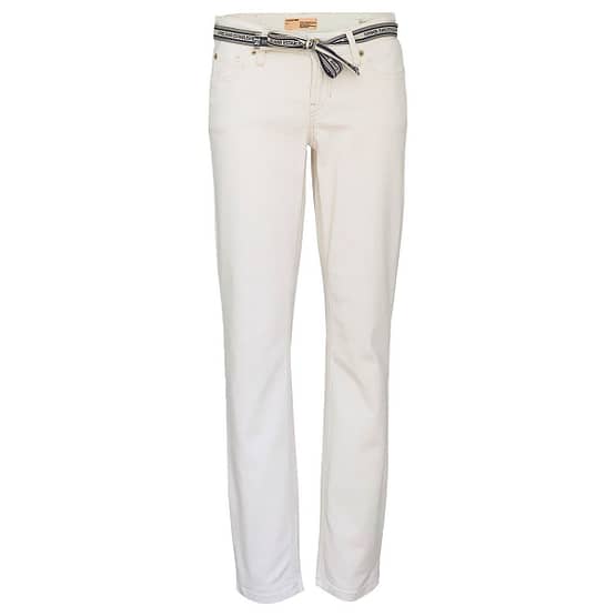 Cambio Jeans • ecru slim fit jeans Liu eco