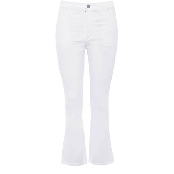 Citizens of Humanity • witte Drew Fray High Rise Crop Flare