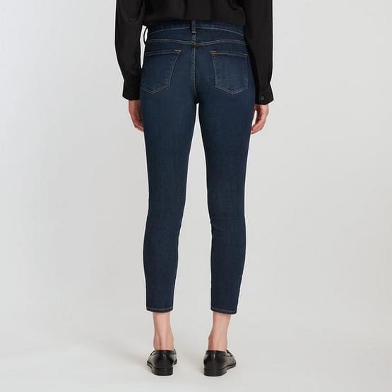 J Brand • blauwe 835 mid-rise cropped skinny jeans