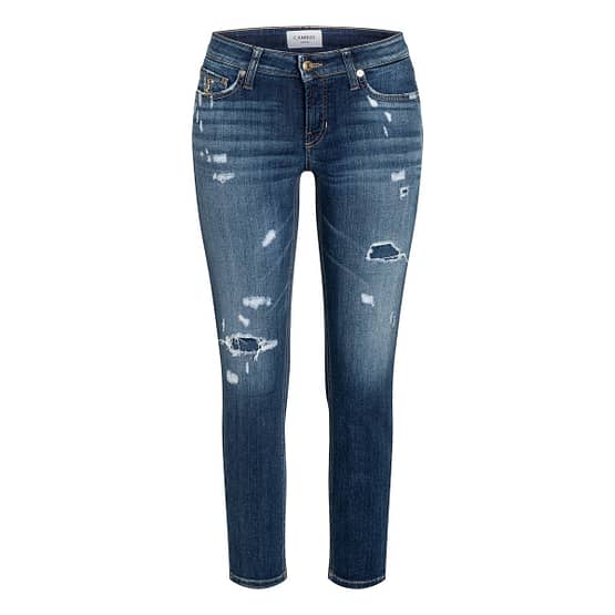 Cambio Jeans • blauwe destroyed jeans Liu