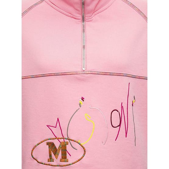 M Missoni • korte roze sweater