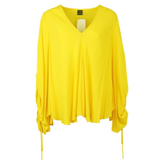 Pinko • gele blouse met V-hals