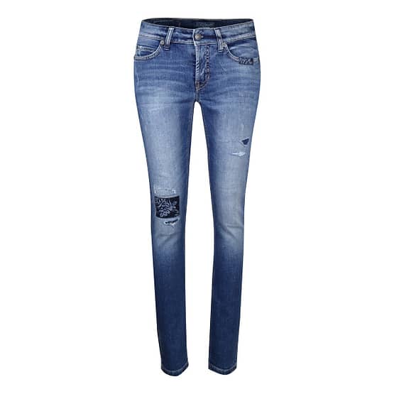 Cambio • Paris Ancle Cut jeans met patches