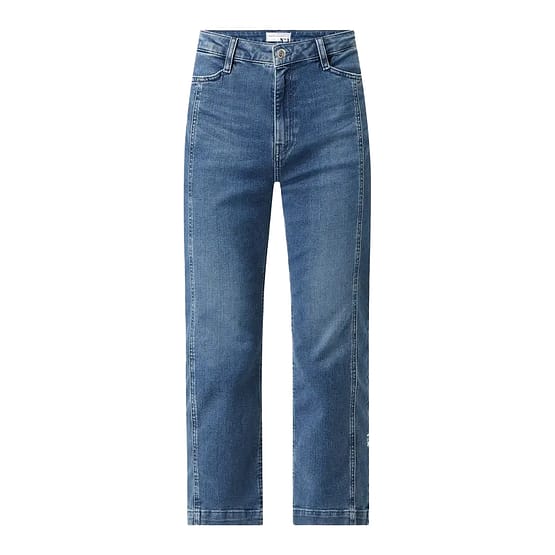 No.1 • blauwe Cropped Straight jeans