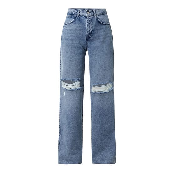 No.1 • blauwe Wideleg jeans