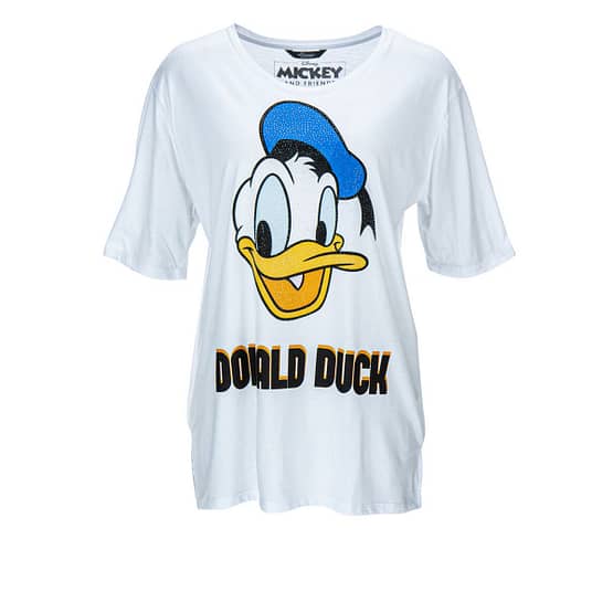 Princess goes Hollywood • wit t-shirt Donald