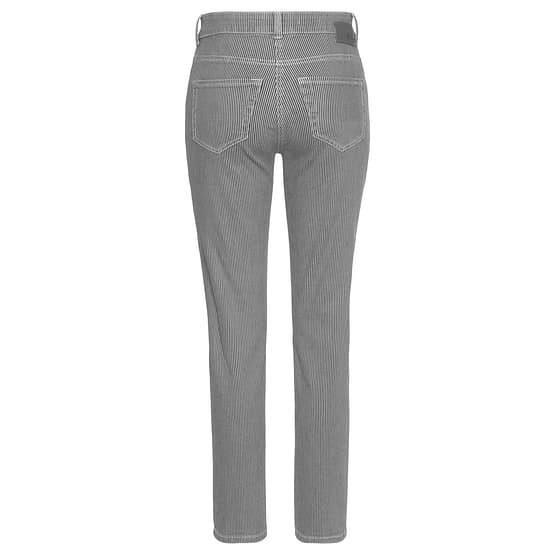 MAC • zwarte gestreepte SLIM jeans