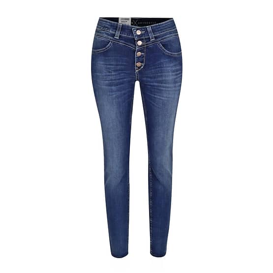 MAC • blauwe Dream Slim button jeans