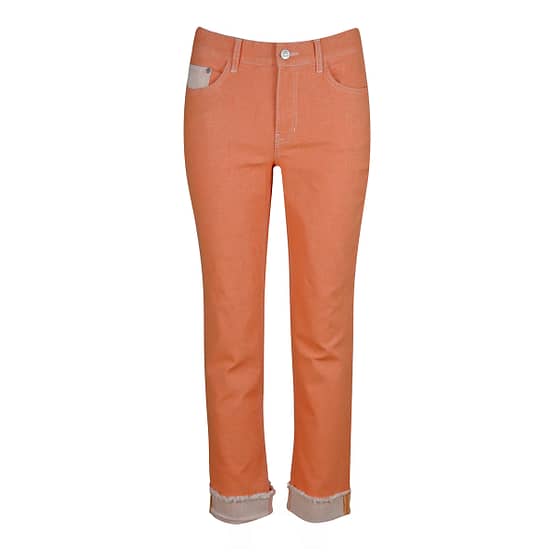 MAC • oranje Melanie turn up jeans