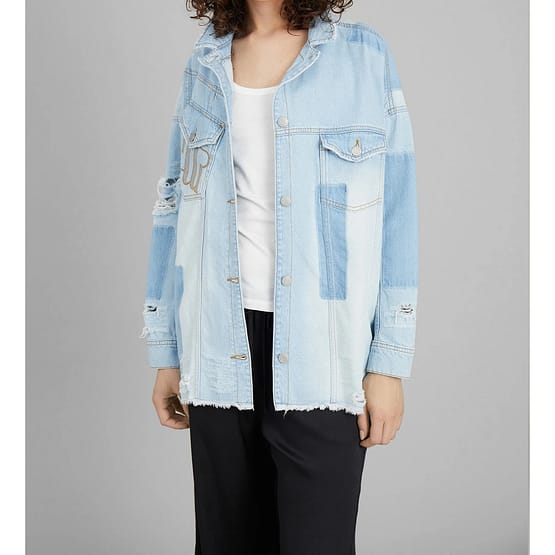 Munthe • blauw jeans jack Vomentus